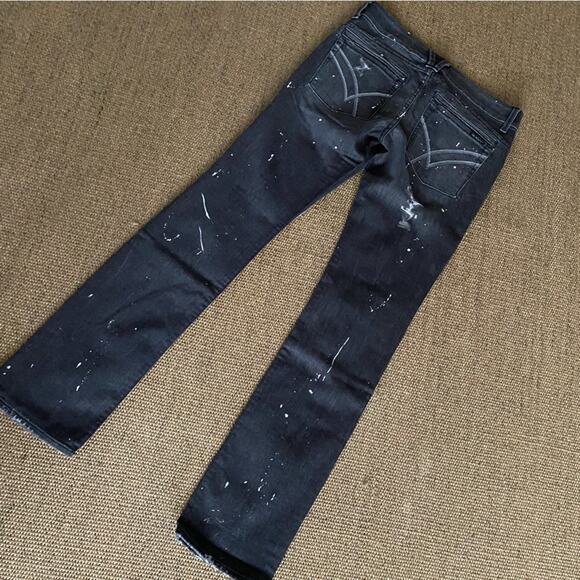 William Rast Savoy Skinny Distressed Black Jeans sz 29 NWOT - Picture 7 of 16
